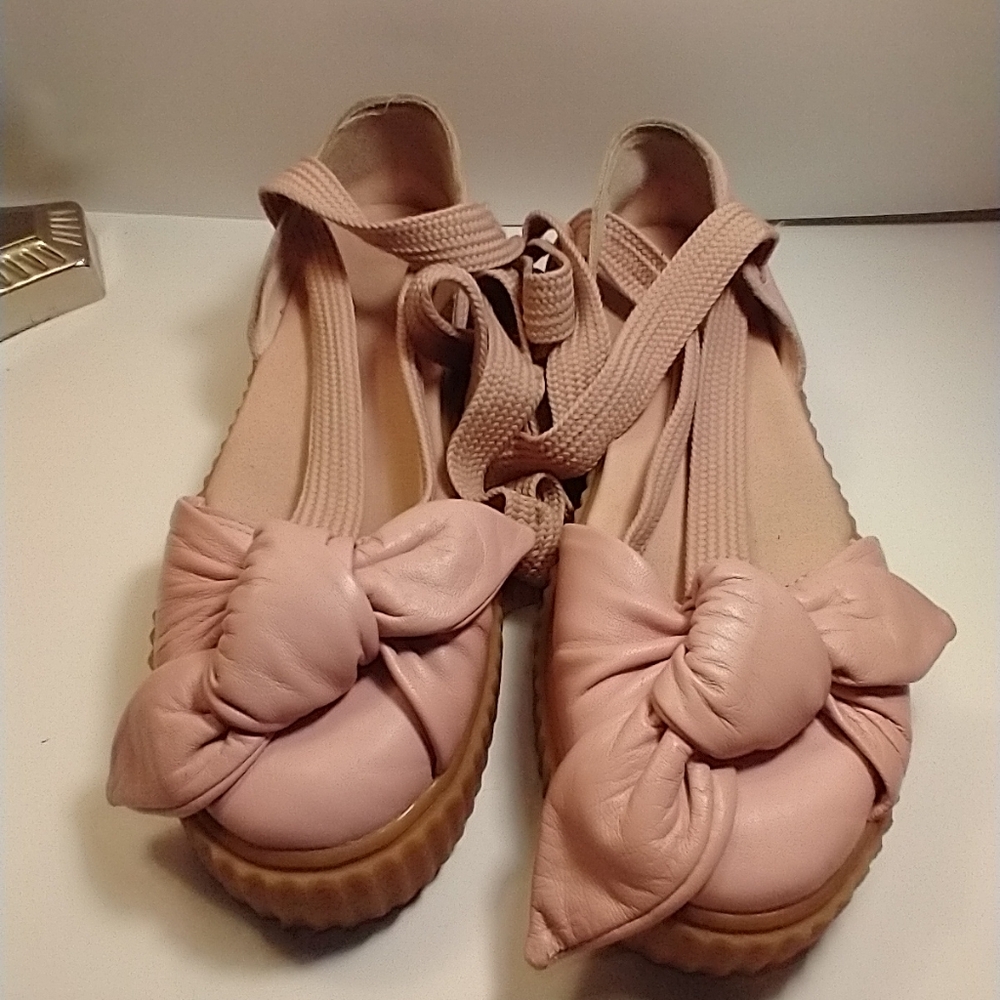 Puma Fenty by Rihanna Bow Ballet Creeper Sandals Shoes Women's sz 7. - Picture 3 of 12